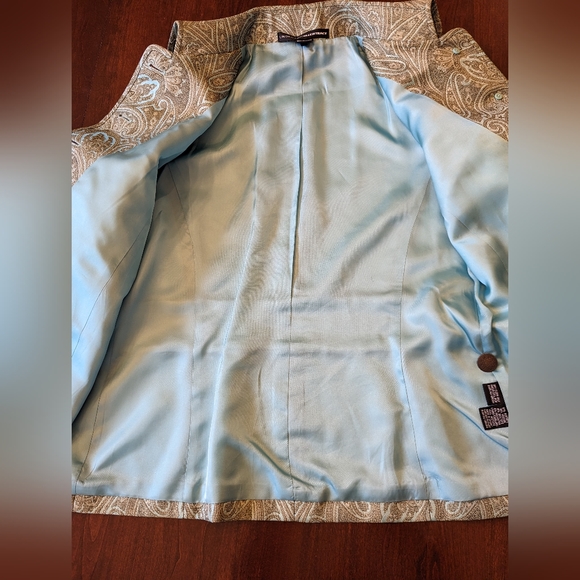 Linda Allard Ellen Tracy jacquard blazer, size 12 - Picture 9 of 16